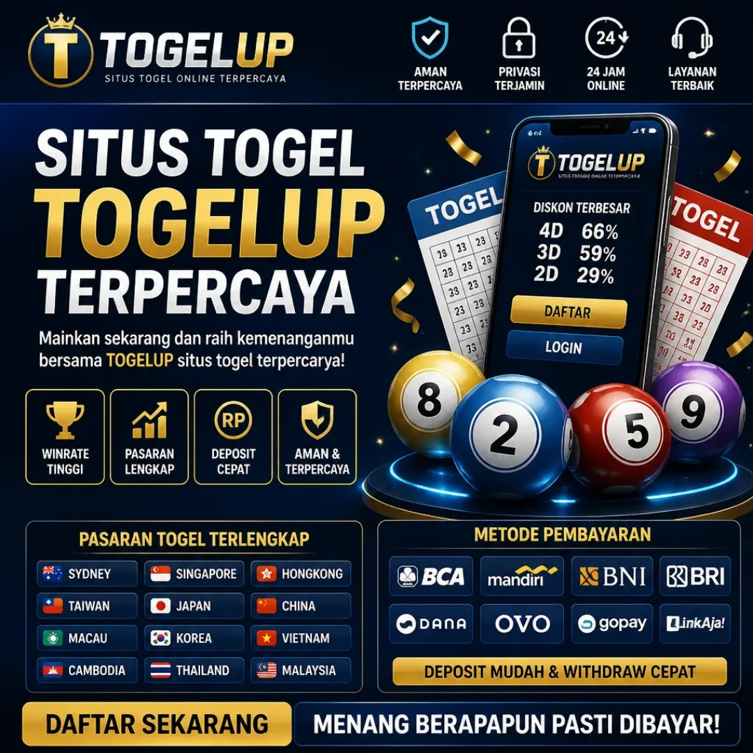 TOGELUP : Situs Togel dengan Fokus Pasaran, Data Angka, dan Informasi Permainan - TOGELUP