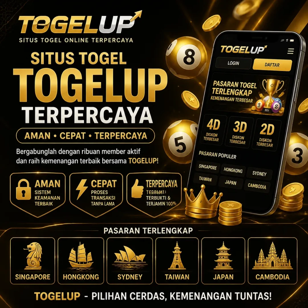TOGELUP : Togel Online dalam Satu Pembahasan, dari Pilihan Pasaran hingga Hasil Undian - TOGELUP