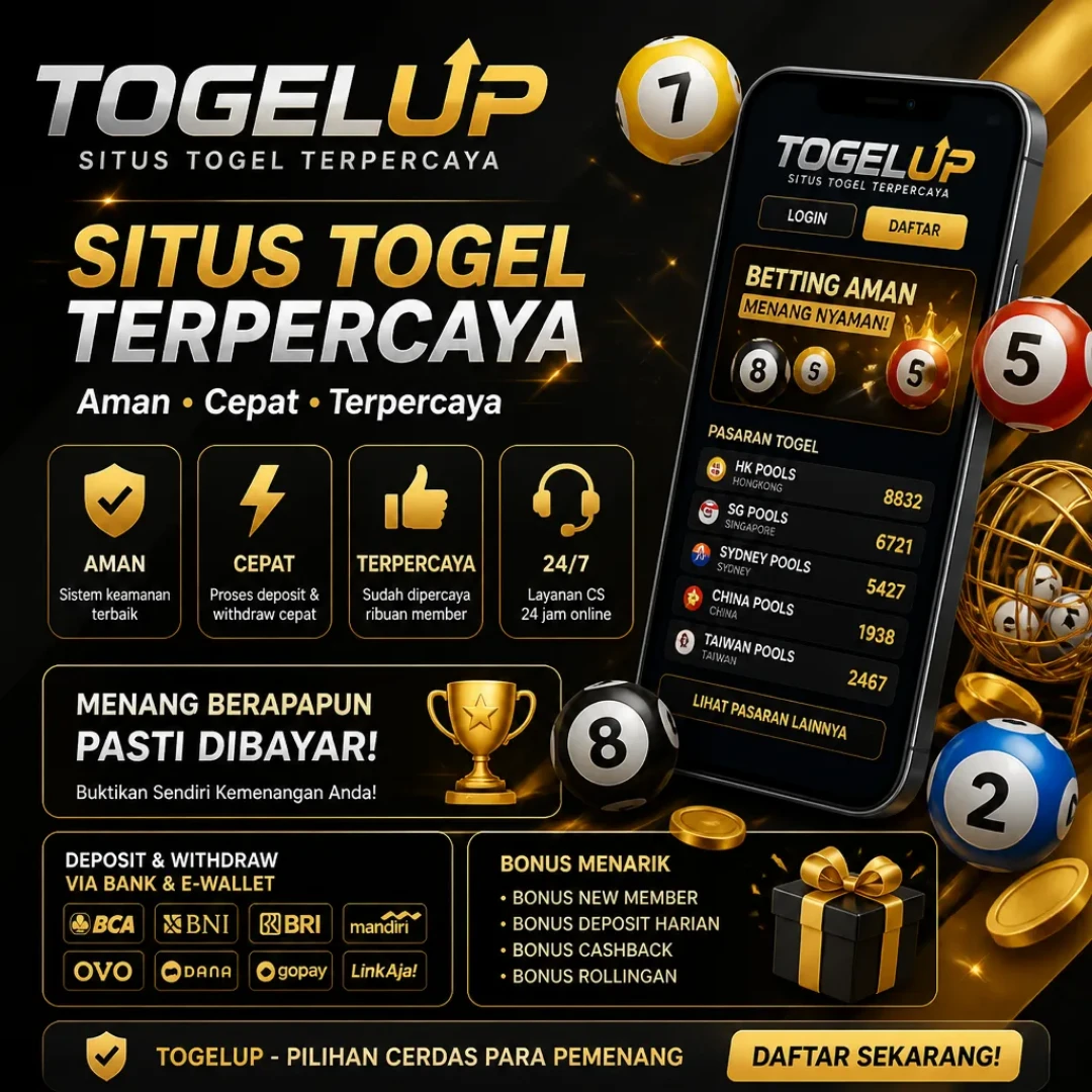 TOGELUP : Bandar Togel Online dengan Fokus Informasi Pasaran dan Ketentuan Betting - TOGELUP