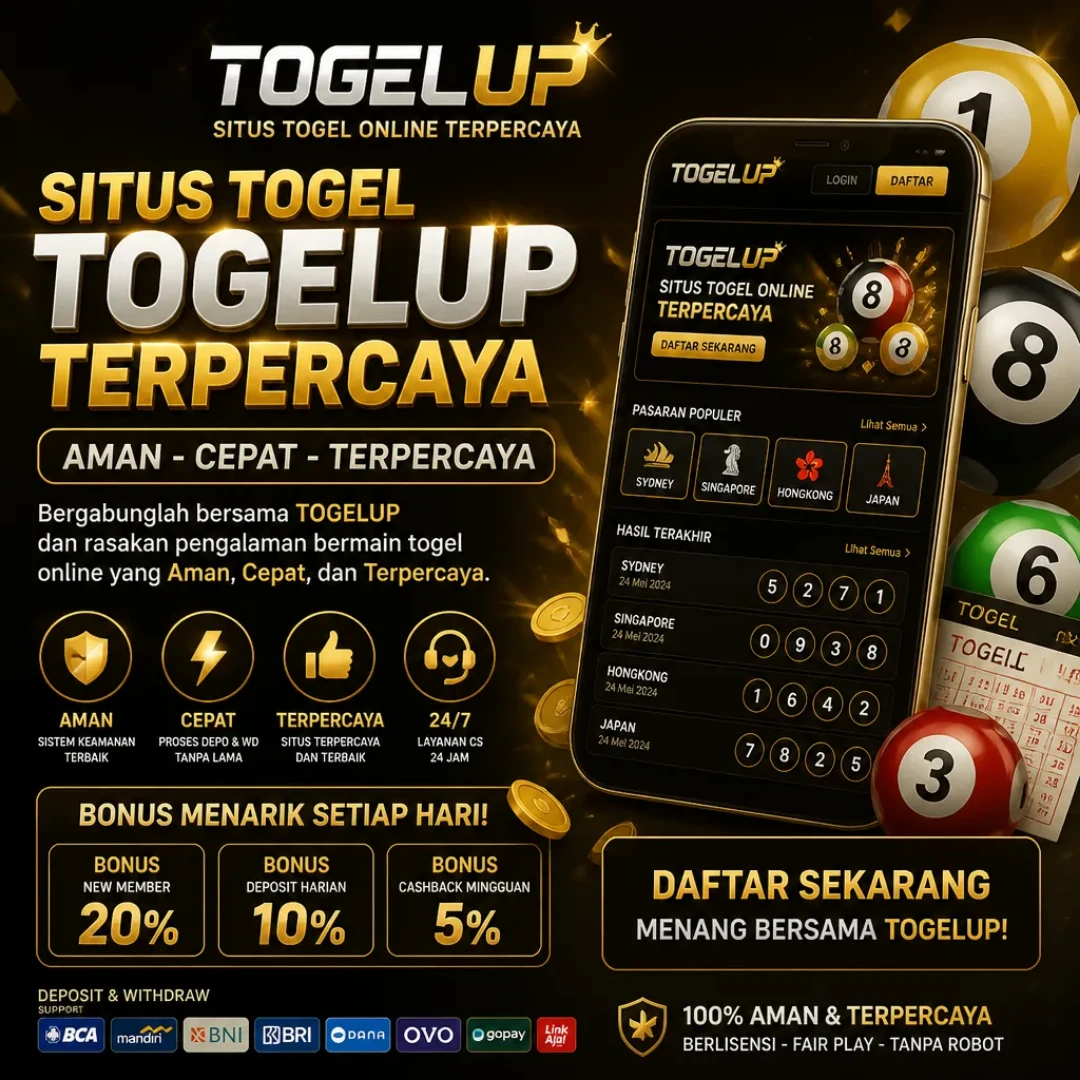 TOGELUP : Situs Toto Online, Kenali Permainan dan Informasi yang Perlu Diperiksa - TOGELUP