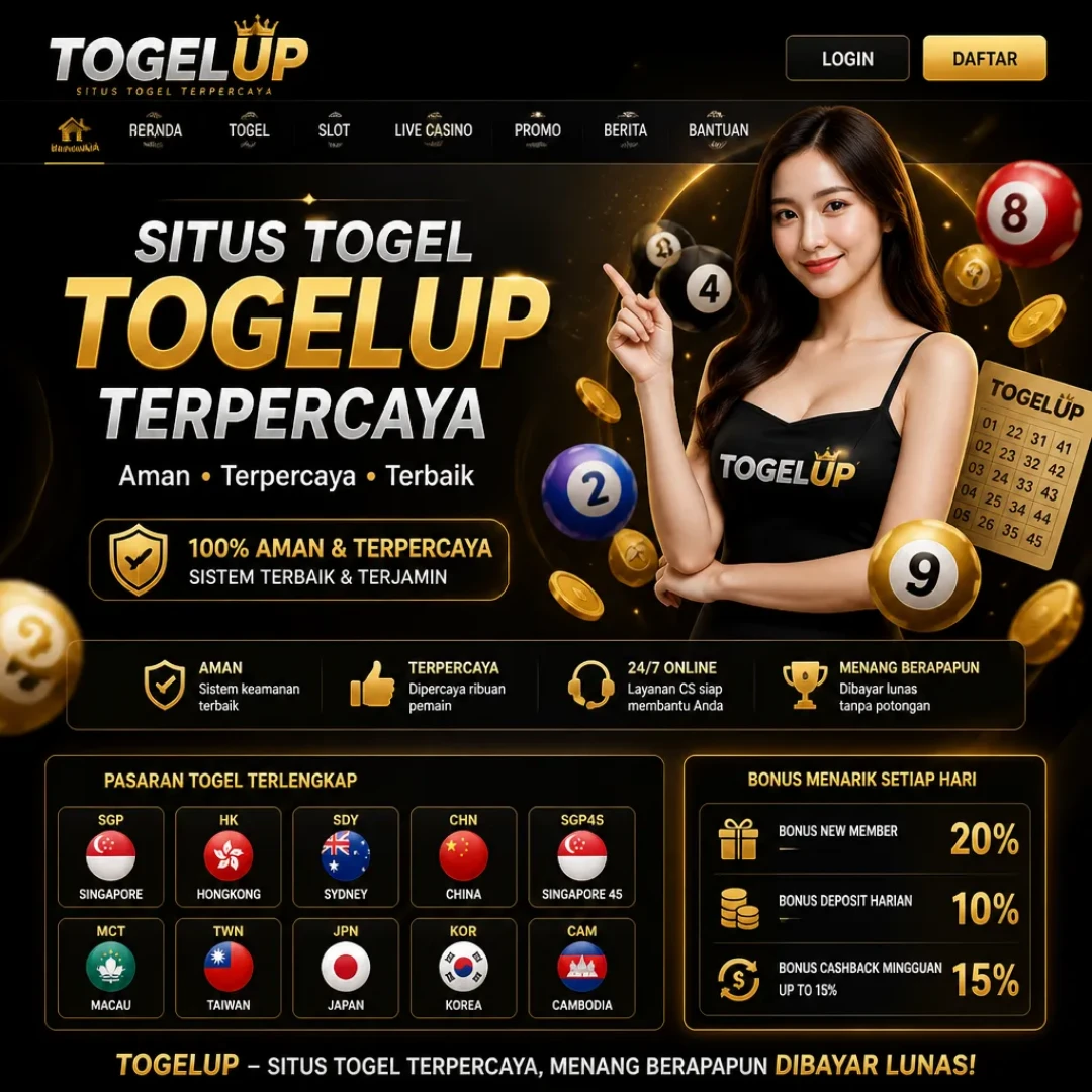 TOGELUP : Bandar Toto Online dengan Sorotan pada Jadwal dan Ketentuan Permainan - TOGELUP