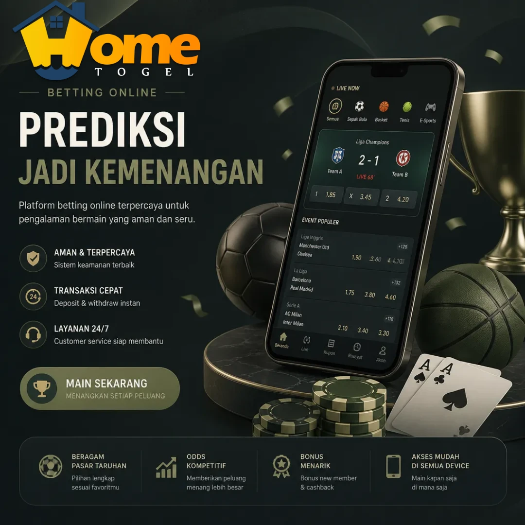 HOMETOGEL - Situs Togel Online Toto 4D dengan Prediksi Paling Akurat Sejagat Raya Ini