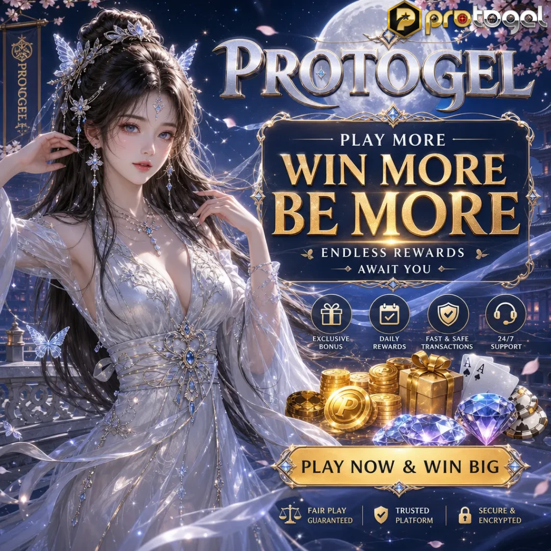 Banner informasi PROTOGEL untuk togel online dan slot online