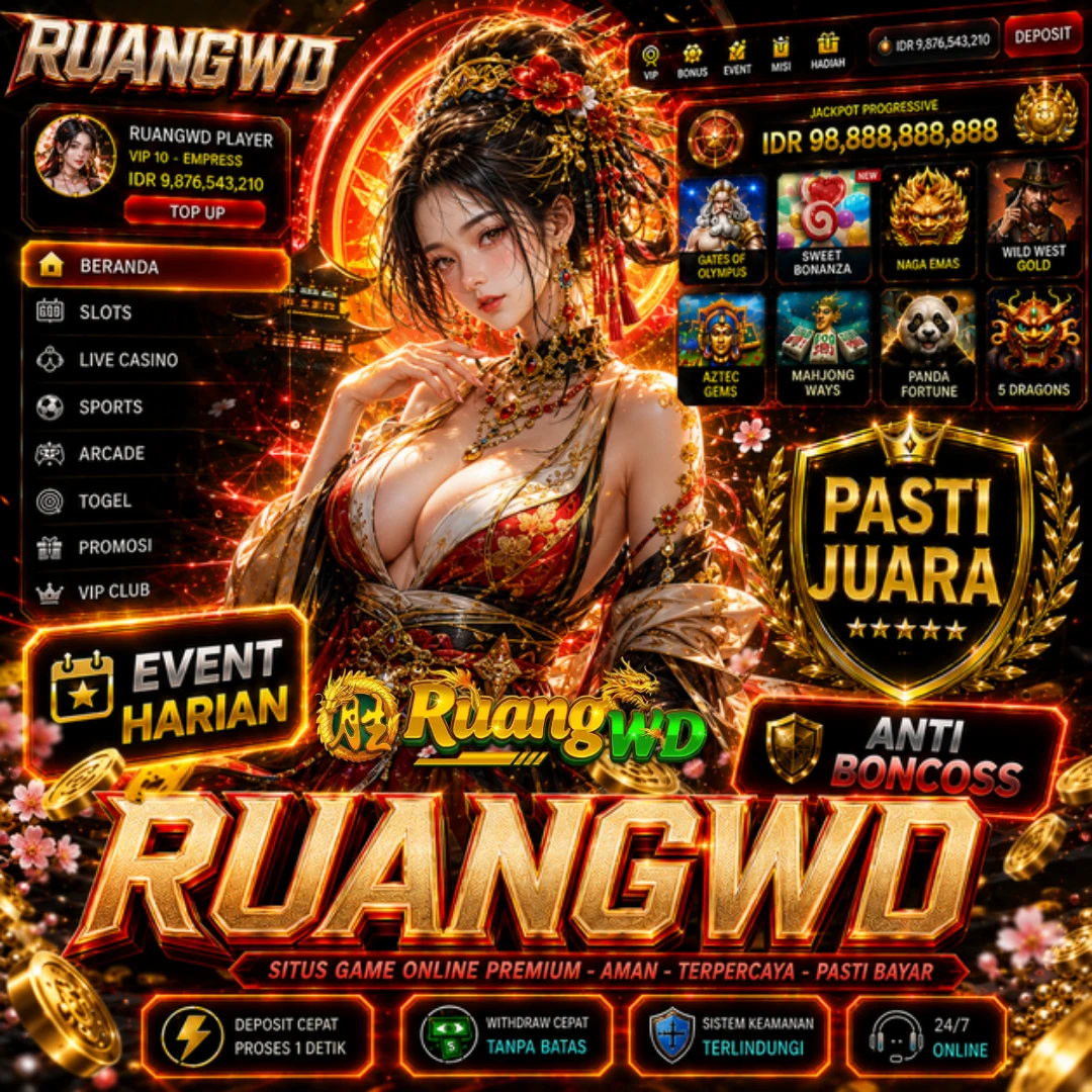 Poster RUANGWD Ruang Slot Gacor Asia