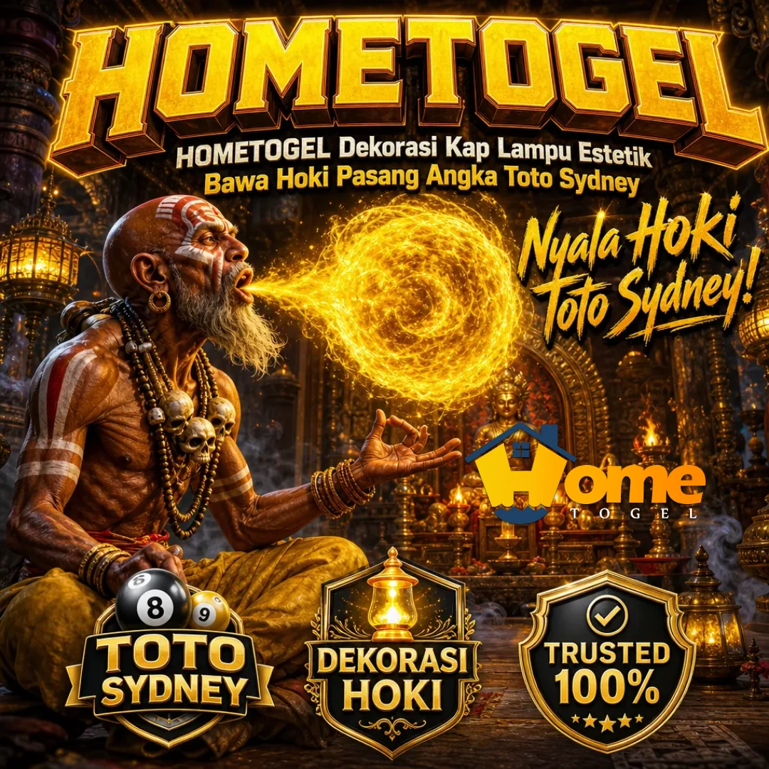 HOMETOGEL Dekorasi Kap Lampu Estetik Bawa Hoki Pasang Angka Toto Sydney